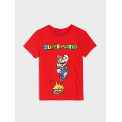 Sinsay - Majica Super Mario - crvena