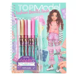 TOP MODEL Fashion Doodle bojanka s gel olovkama 6952