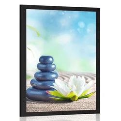 Plakat orientalski kamni - 40x60 no frame