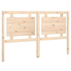 Vidaxl Posteljno vzglavje 155,5x4x100 cm trdna borovina