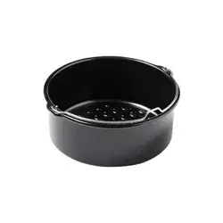 Round air fryer container, steel, 19 cm - Pyrex