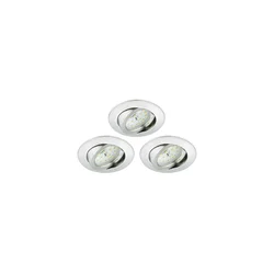 Briloner 8312-039 - SET 3x LED kupatilske ugradne svetiljke LED/5W/230V IP23