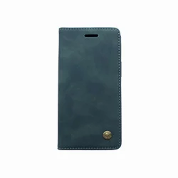 Maska za telefon LEATHER RETRO FLIP za Iphone 12/12 Pro (6.1), Plava