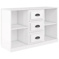 Komoda sjajna bijela 104,5x35,5x67,5 cm od konstruiranog drva