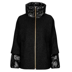 Geox Plašči W CALITHE MID COAT Črna