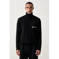 Karl Lagerfeld Jeans Golf B4M18023 Črna Regular Fit