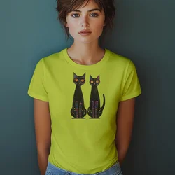 Camiseta Majica sa štampanim printom Cam 308, Ženska, Limeta