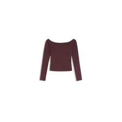 Bershka Majica češnjevo rdeča