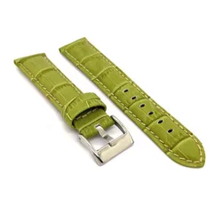 Kožni kaiš Diloy 24mm DIL378.11 Svetlo zelena boja