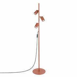 Sollux SL.2024 - Podna lampa KARBON 3xGU10/10W/230V narandžasta
