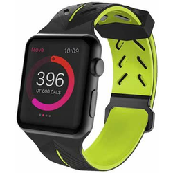 TECH-PROTECT pašček za uro 3M Action Apple Watch 1/2/3/4 (42/44mm), Black/Lime