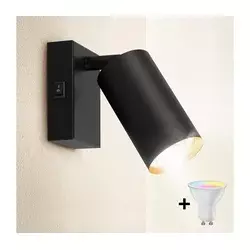 Brilagi -LED prigušiva zidno spot svetlo SELE 1xGU10/6W/230V crna/zlatna