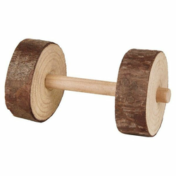Komplet igrač za glodalce - lesena ročka, 8 cm