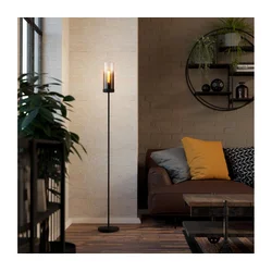 Eglo 44004 - Podna lampa TOOTHILL 1xE27/40W/230V crna