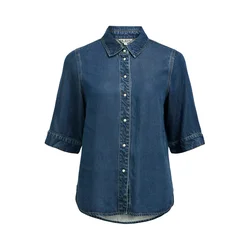 OBJECT Bluza OBJFRAME moder denim