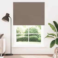 Rolo zavjesa za zamračivanje boje kave 160x210 cm Širina tkanine 156,6 cm Poliester