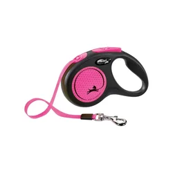 Flexi New Neon povodec, roza