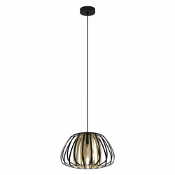EGLO Viseća lampa ENCINITOS E27 38 cm crna/zlatna 99666