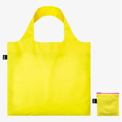LOQI zložljiva vrečka Neon, Yellow, Recycled