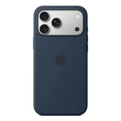 iPhone 17 Pro Max Silicone Case with MagSafe – Midnight