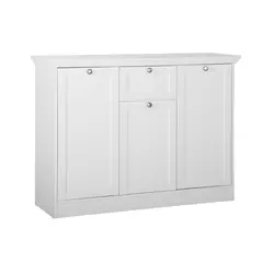 KOMODA 120/90/40 cm bela