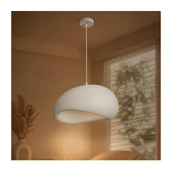 BRILAGI - Luster na sajli WABI SABI 1xE27/60W/230V O 50 cm bela