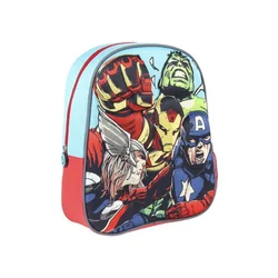 CERDA Ranac predškolski 3D Avengers 2100003028 plavo-crveni