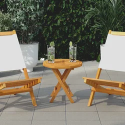 Vidaxl Mizna plošča iz trdne tikovine okrogla 2,5 cm 40 cm