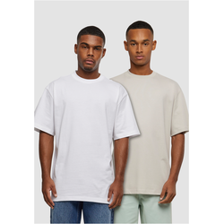 Mens UC Tall Tee 2-Pack T-Shirts - Beige+White