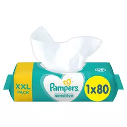 Pampers Vlažne maramice XXL Sensitive 80ks