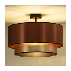 Duolla - Bakarni plafonski luster COPPER SHINY 1xE27/15W/230V prečnik 45 cm