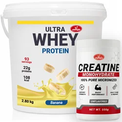 Olympic Ultra Whey Protein Banana 2.8kg + Olympic Creatine Monohydrate 500g