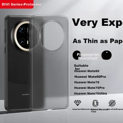Divi Maska za mobilni telefon Huawei Mate 70 Pro+ / Huawei Mate 70 Pro, Crna