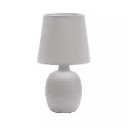 Aigostar - Stona lampa 1xE14/40W/230V siva