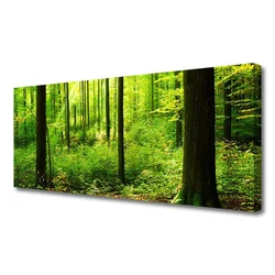 tulup.si Slika na platnu Green forest trees narava 120x60 cm