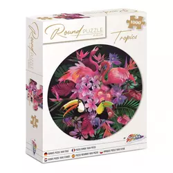 Okrogle puzzle Tropics 68 cm - 1000 kos