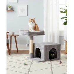 Paws & Whiskers Kuća za mačke Cairo, Siva