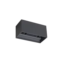 Ideal Lux - LED spoljašnja zidna svetiljka ATOM LED/25W/230V IP54 antracit