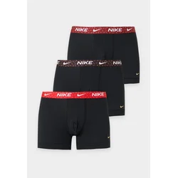 NIKE Boksarice Everyday temno siva/živo rdeča/bela