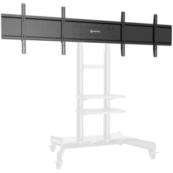 ONKRON Dual Screen VESA Panel Accessory for TS1881 Mobile TV Stand up to 90.9 kg, Black