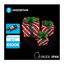 Aigostar- LED spoljašnja božićna dekoracija 3,6W/31/230V 6500K 20/25/30cm IP44 pokloni