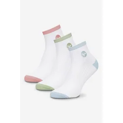 Nogavice ROXY AS_ROXY_04Z_SS25 (3-PACK) Bela