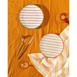 Madame Coco Set desertnih tanjira Raye, 6 komada, 19cm, Šareni