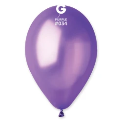 Gemar Kovinski balon - vijolični 28 cm