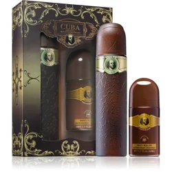 CUBA MOŠKI DARILNI SET GOLD EDT 100ML + ROLL-ON DEODORANT