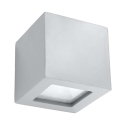 Sollux SL.0871 - Zidno svetlo LEO 1xE27/60W/230V sivo