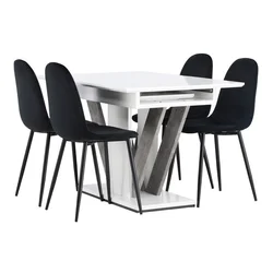 jedilnica set Dallas 3947 76x80x120cm