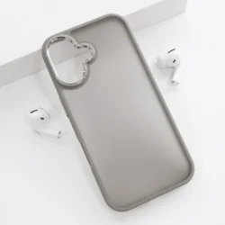 Maska za telefon Candy Shield za iPhone 16, Siva