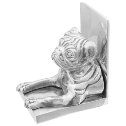 Držači za knjige 2 pcs Srebrno 12 x 15 x 18 cm Aluminij