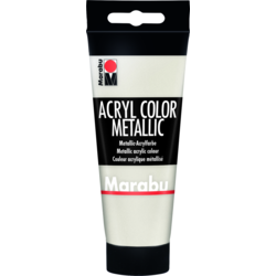 Marabu Akrilna boja, 100ml, Metalik bela